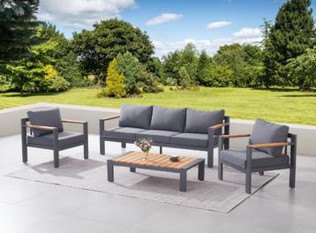 Tuinset loungeset bank met stoelen Nieuw disponible aux enchères