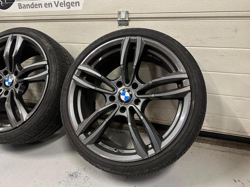 19inch BMW M4 Style Velgen Set! Keurige banden! 5x120, Auto-onderdelen, Banden en Velgen, Banden en Velgen, Zomerbanden, 19 inch