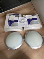 2x GAMMA plafonnier Chicago E27 max. 42 W excl. lamp grijs, Ophalen, Gebruikt