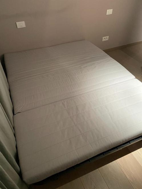 Trendy 2-zits Slaapbank Vansbro Donkergrijs - Perfecte Nieuw, Huis en Inrichting, Slaapkamer | Slaapbanken, Zo goed als nieuw