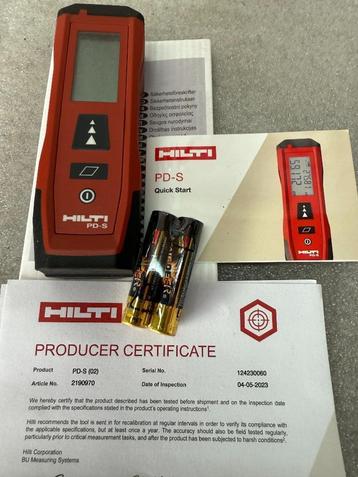 Laser afstandsmeter van hilti beschikbaar voor biedingen