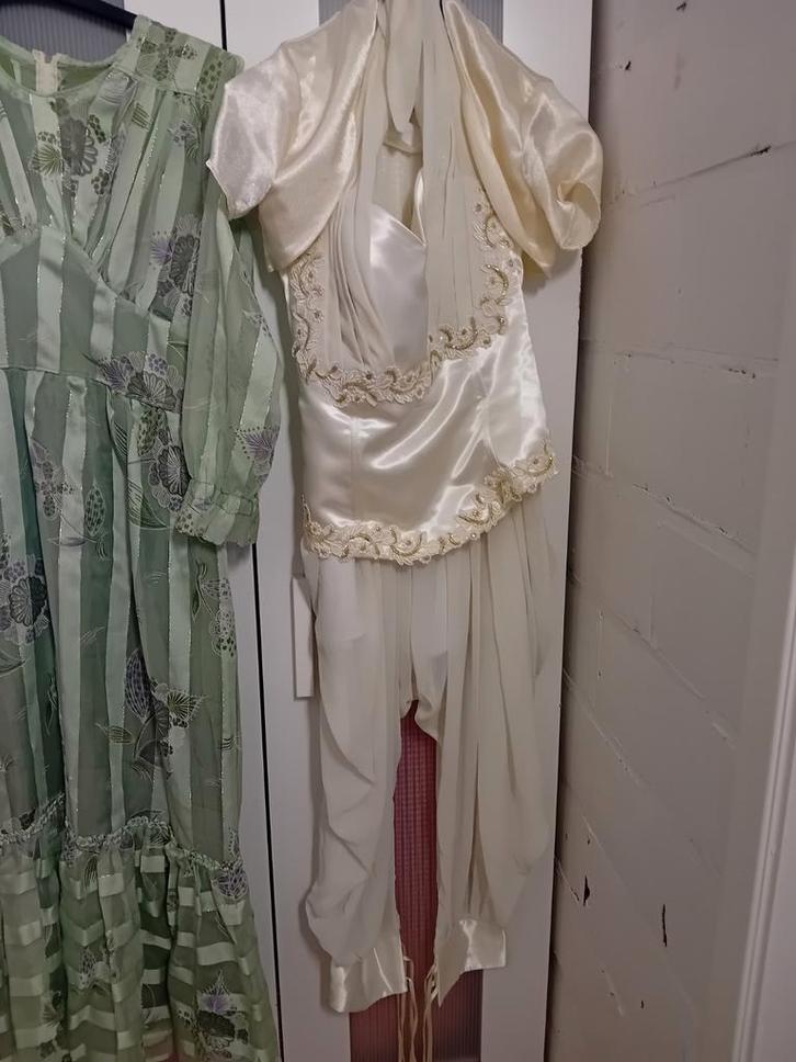 Shalvare dimije, Kleding | Dames, Gelegenheidskleding, Zo goed als nieuw, Maat 36 (S), Beige, Ophalen