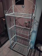 plantenrek badkamerrek wit staal 155 cm, Enlèvement ou Envoi, Utilisé