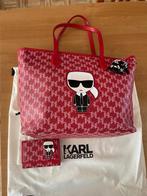 Handtas Karl Lagerfeld met portemonnee, Handtassen en Accessoires, Tassen | Damestassen, Ophalen, Gebruikt, Rood, Shopper