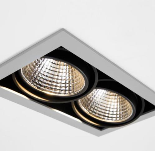 Nieuw: Modular Multiple 2x LED en 3x LED - 4 stuks, Maison & Meubles, Lampes | Spots, Neuf, Spot encastrable ou Spot mural, Métal ou Aluminium