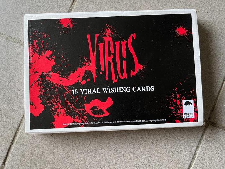 VIRUS – 15 Viral Wishing Cards Pangolin Comics originele set, Verzamelen, Complete verzamelingen en Collecties, Ophalen