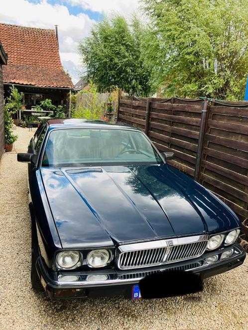 Jaguar 1987, Auto's, Oldtimers, Particulier, Jaguar, Benzine, Stadsauto, 4 deurs, Handgeschakeld, Blauw, Beige, Leder, Ophalen
