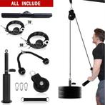 Système de câbles avec corde triceps - Poulie pour la muscul, Sports & Fitness, Équipement de fitness, Enlèvement ou Envoi, Neuf