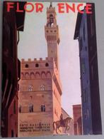 Florence ♥ plan en couleur et brochure touristique (1933), Brochure, Ophalen of Verzenden, Zo goed als nieuw, Europa