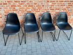 4 Stevige Stoelen, Huis en Inrichting, Stoelen, Ophalen, Gebruikt, Zwart, Vier