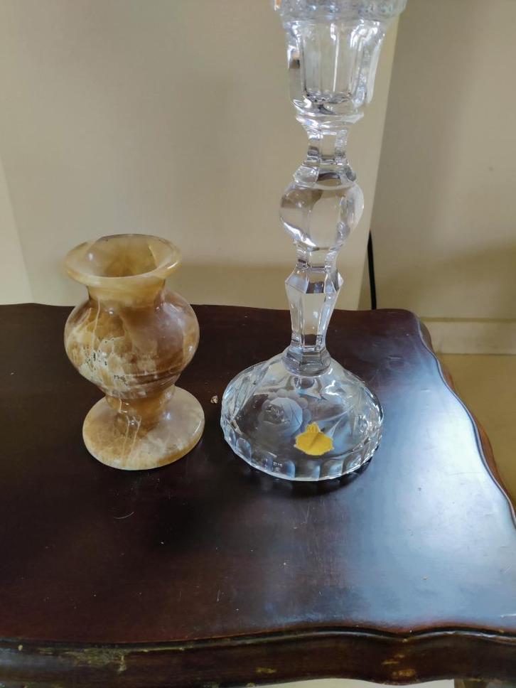 kristal kandelaar handcut Nachtmann met 24% leadoxide, Antiek en Kunst, Curiosa en Brocante, Ophalen