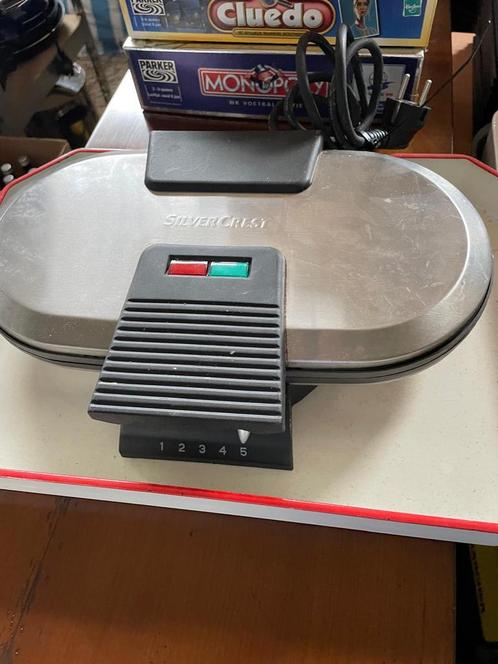 Wafelijzer Silvercrest - met temperatuurregelaar, Elektronische apparatuur, Wafelijzers, Zo goed als nieuw, Ophalen of Verzenden