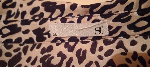 blousejurk met tijgerprint supertrash maat 36, Kleding | Dames, Jurken, Zo goed als nieuw, Maat 36 (S), Overige kleuren, Knielengte