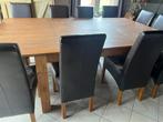 tafel 147 CM BREED / 240 CM LANG, Huis en Inrichting, Tafels | Eettafels, Ophalen, 100 tot 150 cm, Teakhout, 200 cm of meer