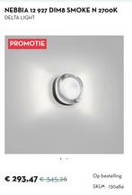 Delta light NEBBIA 12 dim 8 smoke - 2 stuks, Huis en Inrichting, Lampen | Spots, Ophalen of Verzenden, Nieuw, Glas, Plafondspot of Wandspot