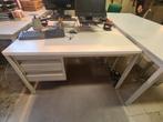 bureau 2 schuiven met metalen frame, Ophalen, Gebruikt, Bureau