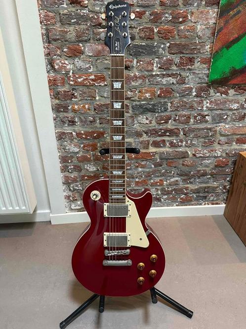 Epiphone Les Paul Standard Cardinal Red, Muziek en Instrumenten, Snaarinstrumenten | Gitaren | Elektrisch, Gebruikt, Solid body