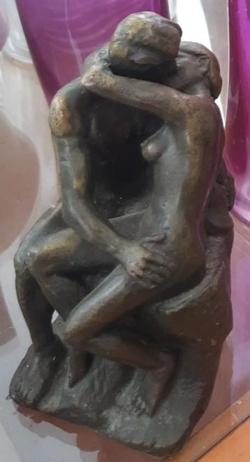 Bronze "Le baiser" de Rodin.  beschikbaar voor biedingen