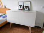 Kidsmill Sixties commode en kledingkast wit en licht eik, Ophalen, Zo goed als nieuw, Commode