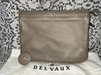 DELVAUX taupe leren handtas als nieuw, Handtassen en Accessoires, Ophalen of Verzenden