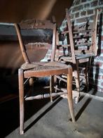 Rieten stoelen, Ophalen