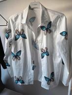 Hemd met vlinders M / 38 perfecte staat, Kleding | Dames, Blouses en Tunieken, Nieuw, Hemd, Maat 38/40 (M), Ophalen of Verzenden