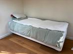 Eenpersoonsbed Ikea, Huis en Inrichting, Slaapkamer | Bedden, Ophalen, 90 cm, Wit, Zo goed als nieuw