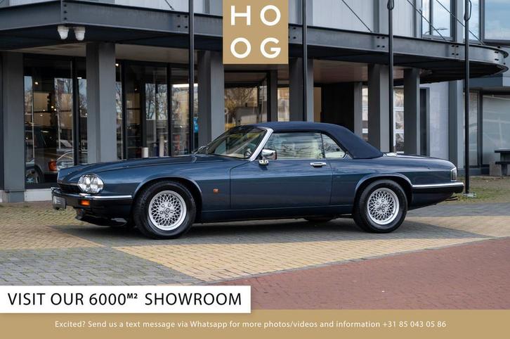 Jaguar XJ-S 5.3 V12 Convertible (bj 1991, automaat), Auto's, Oldtimers, Bedrijf, Te koop, Lederen bekleding, Open dak, Jaguar