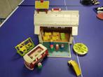 School Fisher Price + bus, Kinderen en Baby's, Speelgoed | Fisher-Price, Ophalen of Verzenden, Speelset