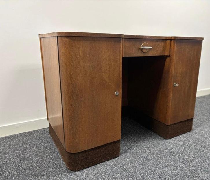 Vintage Frans bureau in de Art-Deco stijl, Antiek en Kunst, Kunst | Designobjecten, Ophalen
