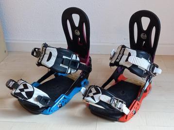 Colorful Oldschool Gangster Snowboard Bindings 2010 beschikbaar voor biedingen