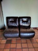 Lederen fauteuils, Huis en Inrichting, Zetels | Zetels en Chaises Longues, Ophalen, Leer