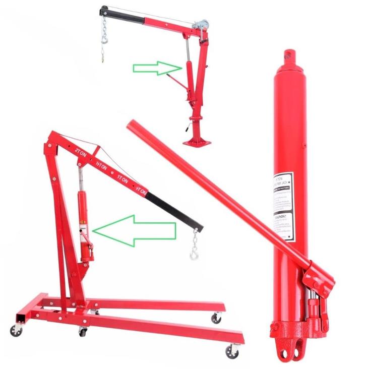 Hydraulische Cilinder voor motortakel - laadkraan, Auto diversen, Overige Auto diversen, Verzenden