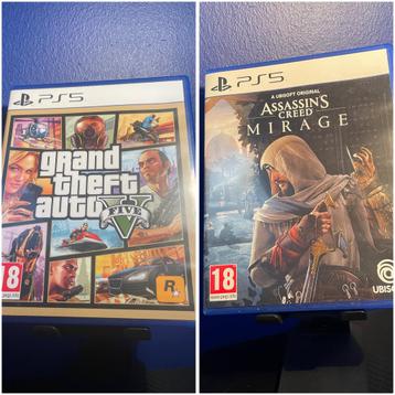 2 PS5 Games Bundle – GTA 5 & Assassin’s Creed Mirage beschikbaar voor biedingen