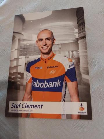 Wielerkaart : Stef Clement / Rabobank beschikbaar voor biedingen