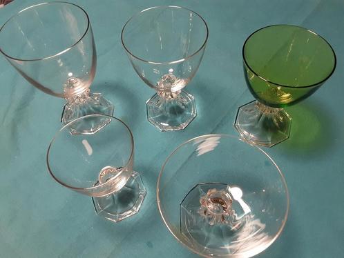 50 St Lambert-kristallen glazen, Yale-serie., Antiek en Kunst, Antiek | Glaswerk en Kristal, Ophalen