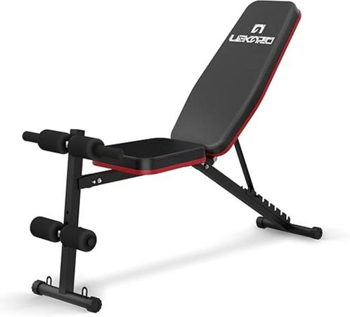 LEKÄRO Verstelbare halterbank SNELLE GRATIS LEVERING, Sport en Fitness, Fitnessmaterialen, Nieuw, Fitnessbank, Benen, Borst, Buik
