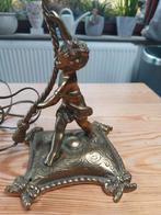 Bronzen engel lamp, Antiek en Kunst, Ophalen of Verzenden