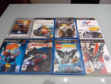 Lot de 8 jeux PlayStation 2.