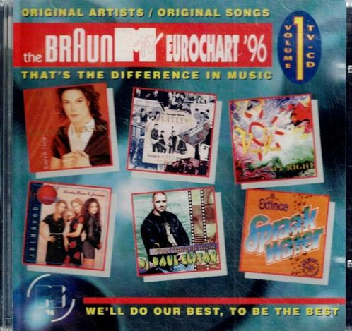 cd    /   The Braun MTV Eurochart '96 - Volume 1, CD & DVD, CD | Autres CD, Enlèvement ou Envoi