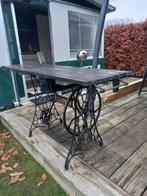 Buitentafel van oude naaimachine, Tuin en Terras, Tuintafels, Ophalen