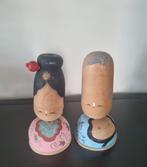 Schattig ouder echtpaar Kokeshi's, Verzenden