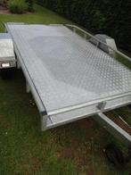 Platte aanhangwagen, Auto diversen, Aanhangers en Bagagewagens, Ophalen, Gebruikt