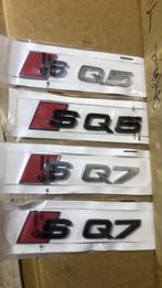 Logo Audi S RS V6T V8T black / silver, Auto diversen, Autostickers