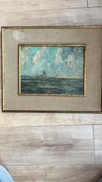Schilderij J Van der Borght, Antiek en Kunst, Ophalen