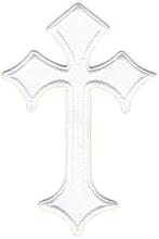 Keltisch Kruis stoffen opstrijk patch embleem #8, Verzenden, Nieuw