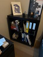 Kalax noir avec pieds, Huis en Inrichting, Kasten | Boekenkasten, Ophalen of Verzenden, Zo goed als nieuw