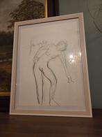 Mooie tekening gesigneerd, Antiquités & Art, Art | Dessins & Photographie, Enlèvement ou Envoi