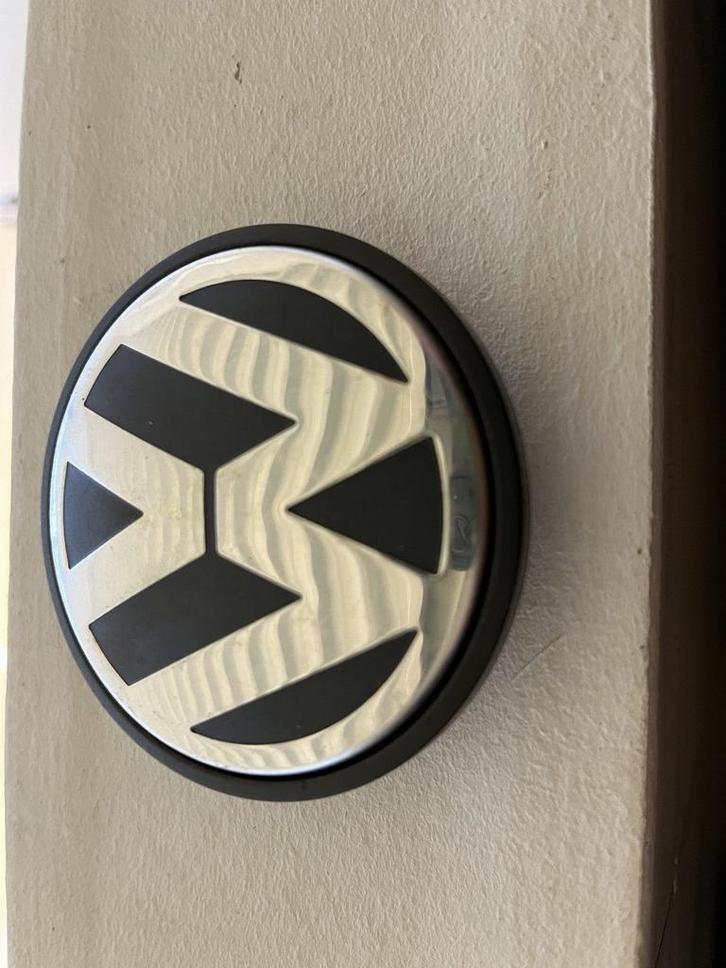 2x Volkswagen hart naafkapjes, Auto diversen, Wieldoppen, Gebruikt, Ophalen of Verzenden