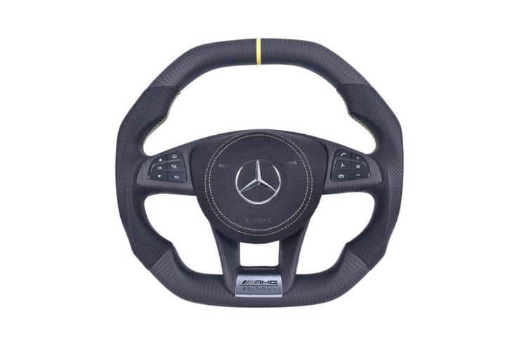 Mercedes AMG Matt Carbon leer stuur / stuurwiel Edition 1, Auto-onderdelen, Besturing, Mercedes-Benz, Nieuw, Verzenden